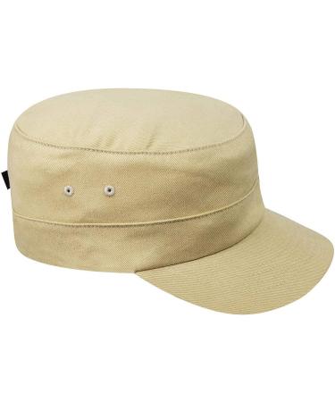 Kangol Cotton Twill Army Cap XXL Beige - Unisex Men's and Women's Hat - Buy Online on GoSupps.com