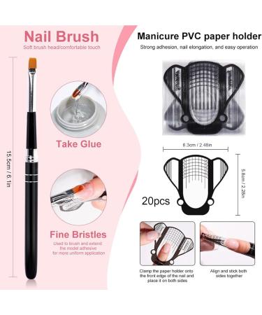 Leveling Gel Nail Builder Repair Gel For Nails Leveling Nail Thickening Solution For Nail Professionals Hobbyists Beginners UV Gel Nails - Buy Online on GoSupps.com