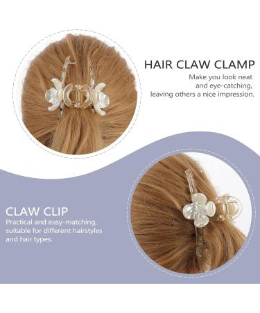 POPETPOP Grip Hair Clips Hair Claw Clamp Hair Bows Crystal Claw Barrette Hair Claw Clip Hair Claw for Thick Hair Alloy Hair Clip Hair Barrettes Jaw Clip Bobby Back of Head Resin Metal Miss - Buy Online on GoSupps.com