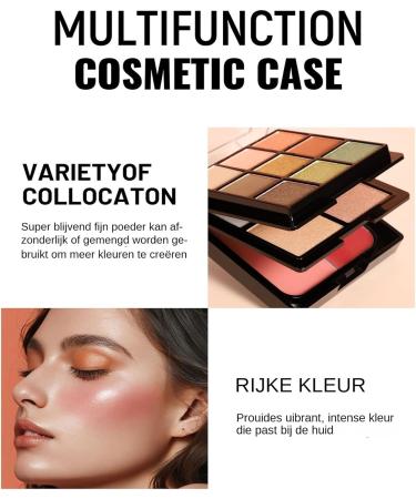 Makeup Palette Face Makeup Palette with Eyeshadow Blush Highlighter Long Lasting Gorgeous Matte Cosmetics for Daily Use & Evening Party 02 - Buy Online on GoSupps.com