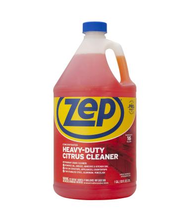 Zep Heavy-Duty Citrus Degreaser Refill - 128 Oz (1-Pack) ZUCIT128 - Professional Strength Cleaner and Degreaser 1 128 Fl Oz