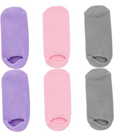 FRCOLOR 6 Pairs Foot Gel Socks Community Essential Oil Essential Oils Sleeping Socks Keep Warm Cotton Spandex Miss - Buy Online on GoSupps.com
