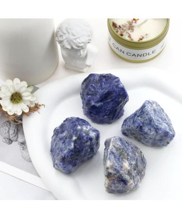 Xiannvxi 2 Lapis Lazuli Large Crystal Set - Natural Healing Stones for Water | Premium Quality 4pcs - Buy Online on GoSupps.com