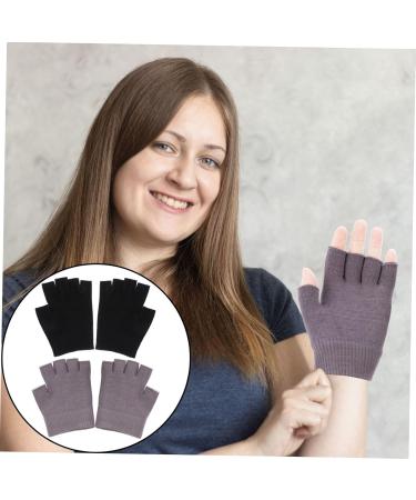 POPETPOP 6 Pairs Half Finger Moisturizing Gloves Women Fingerless Gloves Cosmetic Moisturizing Gloves Lotion Gloves Overnight Half Finger Gloves Miss Repair 95% Cotton Touch Screen - Buy Online on GoSupps.com