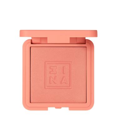 3ina make -up - The Blush 212 - Dark pink easy to blend - Powder Blush with natural and silky finish - long -lasting and built -up blush powder - vegan - cruethty free
