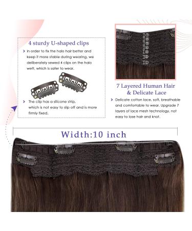 Vivien Wire Extensions - Real Remy Hair Balayage Light Brown & Platinum Blonde - 40cm 80g #8/60 - Buy Online on GoSupps.com