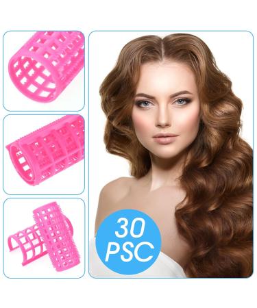 Aster 30-Piece Curler Set | Plastic Hair Rollers | Heatless DIY Hair Styling for Women | Multiple Sizes & Colors - Buy Online on GoSupps.com