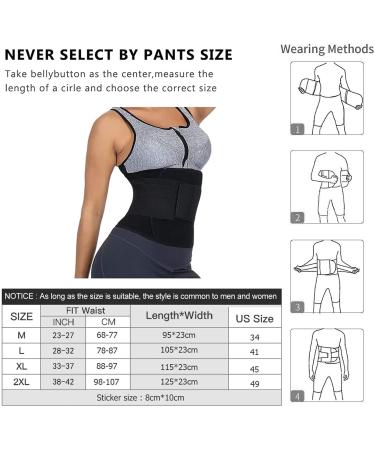 Lumbar Lower Back Brace Support Belt for Pain Relief & Weight Loss - M Black Medium - Buy Online on GoSupps.com