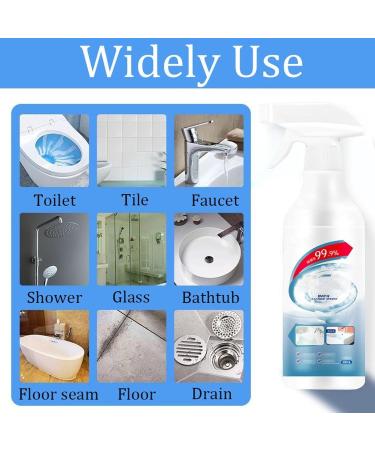 Bath Cleaner Spray Bathroom Descaler Cleaner Bathtub Cleaning Spray Stubborn Stains Cleaner Powerful Bathroom Cleaning Spray for Toilet Bath Shower 1pcs - Buy Online on GoSupps.com