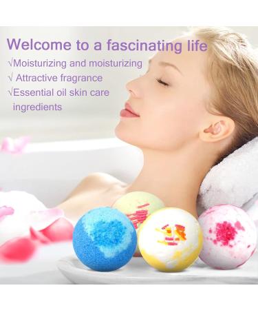 Maisitoo Bath Bombs Gift Set - 14 Natural Essential Oil Bubble Bath Balls for Valentine s Day & Christmas Spa Experience - Buy Online on GoSupps.com