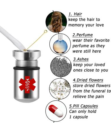 Large Medical Alert Necklace | Stainless Steel Medical ID Pendant for Men & Women - Buy Online on GoSupps.com