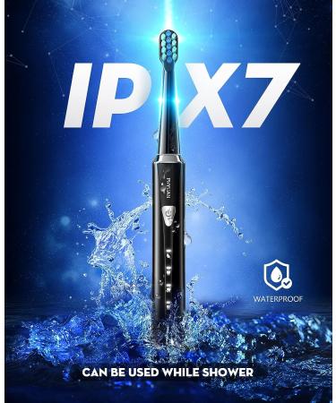 PHYLIAN Electric Toothbrush for Adults | 5 Modes, 2 Minute Timer, 8 Heads | Sonic Toothbrush in Dray Gray - Buy Online on GoSupps.com