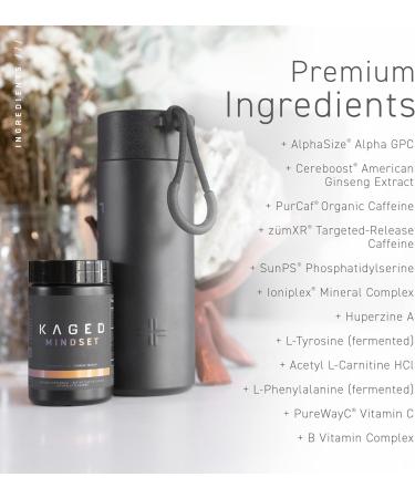 Kaged Mindset Nootropic Focus & Productivity Supplement - 30 Servings Orange Mango - Buy Online on GoSupps.com