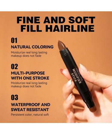 Clawrex Hair Mascara Hair Concealer for Men and Women Dual End Hair Root Touch Up Stick Long Lasting Gray Hair Cover Hairline Stick - Buy Online on GoSupps.com