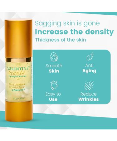 Beauty Skin Care Firm & Lift Face and Eye Serum Gold - Best Skin Tightening Cream & Firming Serum for Youthful Skin - Buy Online on GoSupps.com