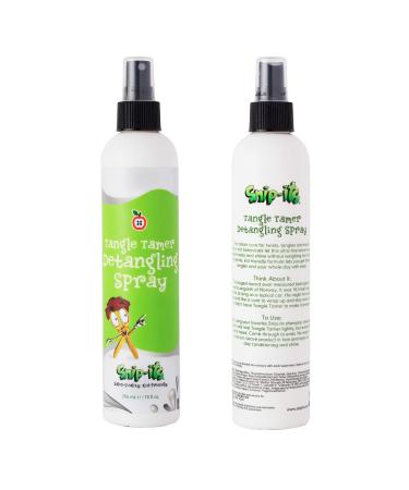 Snip-its Tangle Tamer Hair Detangler Spray for Kids 10oz | Leave-in Conditioner Spray  Curly or Straight - Anti-Static Formula - Made in USA, All-Natural Ingredients | Salon Quality. Kid Friendly. 10 Ounce White Bottle