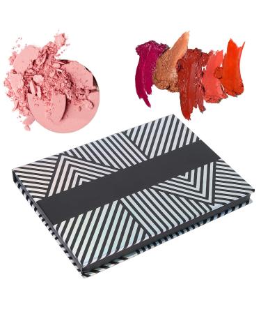 Professional Reusable Magnetic Makeup Palette - Empty Eyeshadow Plate with Mirror for DIY Blush & Powder - Buy Online on GoSupps.com