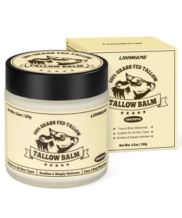 LIONMANE Beef Tallow Balsem 120 g Lionmen runer to skin biological beef and honeyballsm organic with grossregulated grafted numerous body creams moisture inputs for face and