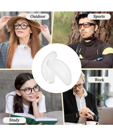 40 Pairs Self-Adhesive Silicone Nose Pads for Glasses - Soft Anti-Slip Pressure-Reducing Pads for Comfort - Universal Fit - Buy Online on GoSupps.com