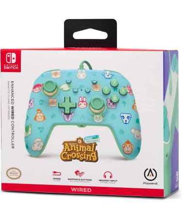 PowerA Enhanced Wired Controller for Nintendo Switch - Animal Crossing Gamepad - Buy Online on GoSupps.com