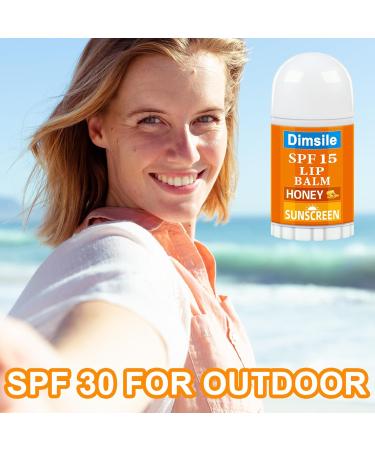 Dimsile 50 Pcs Mini Sunscreen Lip Balms Bulk Spf 15 Lip Balms Sticks with Sunscreen Teacher Nurse Volunteer Employee Appreciation Gifts Bulk Staff Team End of Year Coworkers Gifts for Women Men - Buy Online on GoSupps.com