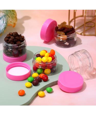 Patelai 4 Pieces Round Clear Wide-mouth Leak Proof Plastic Container Jars with Lids for Travel Storage Makeup Beauty Products Face Creams Oils Salves Ointments DIY Making or Others (Pink 1 Ounce) - Buy Online on GoSupps.com