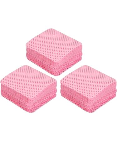 Gel Nail Polish Remover Pads 300 Soft Lint-Free Cotton Nail Cleaning Pads for Nail Art (PINK) - Buy Online on GoSupps.com