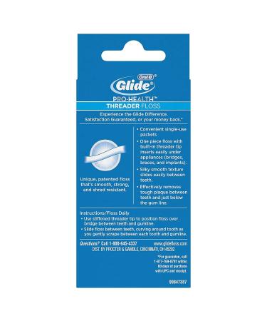 Glide Threader Floss - 30 Single-Use Packets (Value Pack of 12) | Shop Internationally - Buy Online on GoSupps.com
