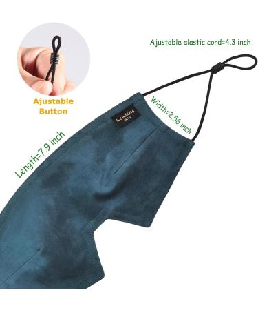 Kenllas Cyberpunk Sleep Mask for Men - Faux Suede with Mulberry Silk Lining - Buy Online on GoSupps.com