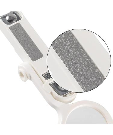 Extra Large Nail Clippers with Magnifier - Arthritis-Friendly Grip for Elderly & Low Vision - Professional Quality Sharp Blades for Fingernails & Toenails - Buy Online on GoSupps.com