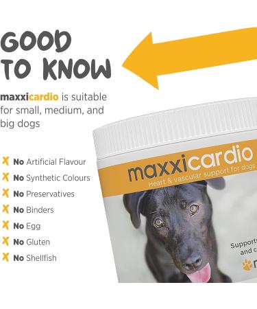 maxxipaws maxxicardio Heart and Cardiovascular Supplement for Dogs Powder 150 g 150 g (Pack of 1) - Buy Online on GoSupps.com