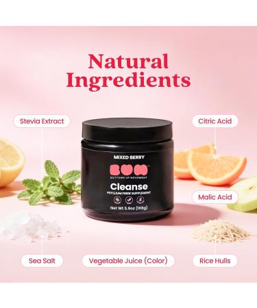 Bum Psyllium Fiber Cleanse Powder for Daily Gut Care Soluble Psyllium Husk Fiber with Sugar Free Formula Feel Lighter, Support Regularity & Everyday Digestive Comfort, 30 Servings - Buy Online on GoSupps.com