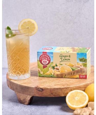 DEKOND TEEKANNE - Ginger and lemon tea - Fruit teas with lemon and ginger - 6 x 20 Tb - Buy Online on GoSupps.com