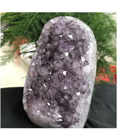 Natural Crystal Rough Balance 1pc 1.3-1.5kg Big Size Natural Amethyst geode Quartz Cluster Crystal Home furnishings for Desk Lucky Stone - Buy Online on GoSupps.com