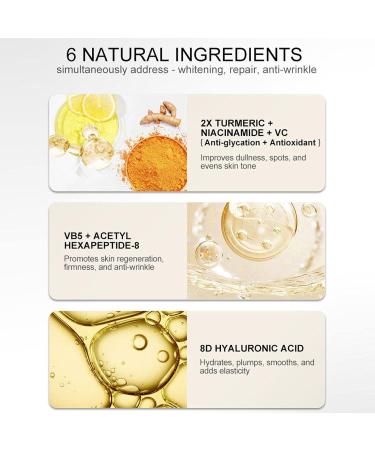 2023 New Turmeric Oil | Brightening Facial & Body Serum | Non-Fatty Essential Oil for Skin | Ideal for Massage & Home Care - Buy Online on GoSupps.com