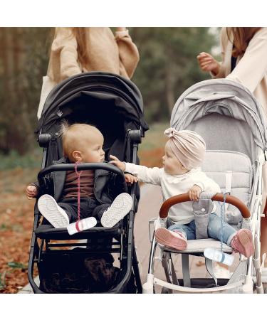 High-Quality Silicone Seat Belt Set for Toys & Cups - Adjustable Stroller Cup Catcher - Multi-Colored 3-Piece Set - Buy Online on GoSupps.com
