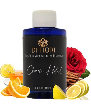 Splendor Hotel - Pure Essential Oil for Waterless Diffusers - Honeydew Pear Apple - Aromatherapy Pure Natural Oil Diffuser Refill Super Aroma Organic Essential Oil - 3 4oz - DI FIORI