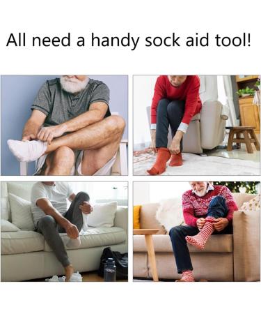 Soft Stocking Aid Sock Stocking Aid Sock Aid Brace Sock Aid Sock Helper for Arthritis for Elder - Buy Online on GoSupps.com
