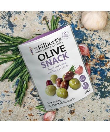 2 PACK MR FILBERT'S PITTED MIXED OLIVES WITH ROSEMARY & GARLIC 50G - Buy Online on GoSupps.com