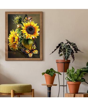 DKHDBD Diamond Painting Kit for Adults - DIY 12x16 Inch Full Drill Diamond Dots Art - Yellow Butterfly Design - Beginner Paint by Numbers - Home Wall Decor - Buy Online on GoSupps.com