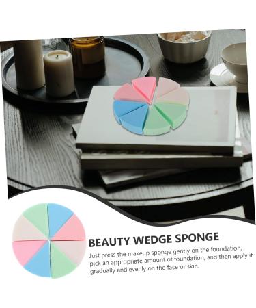 FRCOLOR 8 Sets Triangular Sponge Touch Mixer Mini Makeup Applicators Portable Mixer Mini Blender Body Tool Powder Puff Face Pads Latex Sponge Puff Emulsion Dry Touch - Buy Online on GoSupps.com