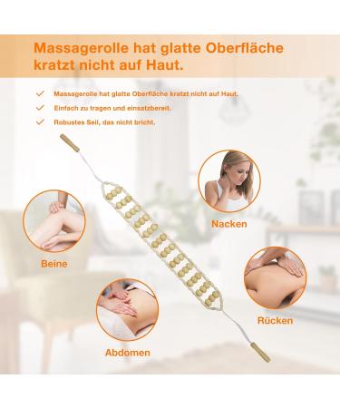 4-Piece Maderotherapy Set - Anti-Cellulite Wood Massage Rollers & Gua Sha for Pain Relief Lymphatic Drainage & Relaxation - Buy Online on GoSupps.com