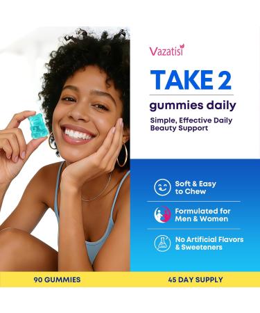 Biotin Gummies 10 000mcg with Collagen - 23-in-1 Hair Growth Gummies for Women & Men - Hair Skin and Nails Gummies with Keratin & Saw Palmetto - Sugar Free Non-GMO Blueberry 90 Count 90 Count (Pack of 1) - Buy Online on GoSupps.com