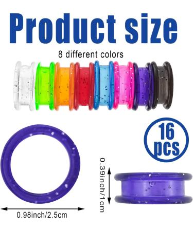 16 PCS Soft Silicone Scissors Finger Rings Dog Grooming Pet Shears Ring Thumb Inserts Finger Protector Ring Scissor Accessories for Barber Dog Hair Cutting Scissors (8 Colors) - Buy Online on GoSupps.com
