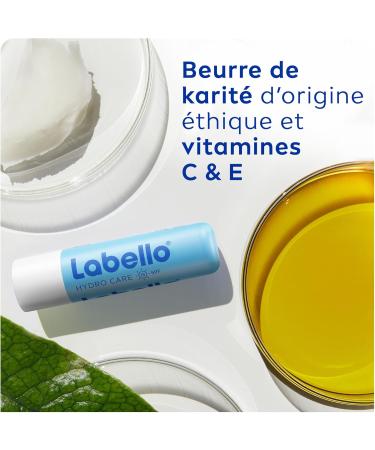 LABELLO Duo Hydro-Care (2 x 5.5 ml) Lip balm SPF 15 long-lasting hydration for 24 hours Lip care enriched with natural oils and shea butter - Buy Online on GoSupps.com