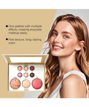 DALE YOU All-in-one 6-in-1 baked makeup palette with bronzer blush and highlighter gift box and travel kit (#1 176 g) - Buy Online on GoSupps.com