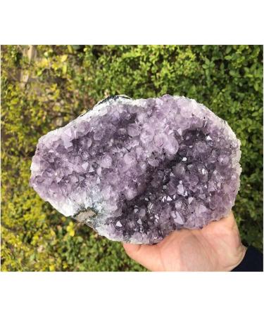 Natural Crystal Rough Amethyst 1.7kg Large Natural Amethyst Crystal Cluster Quartz Stone - Buy Online on GoSupps.com