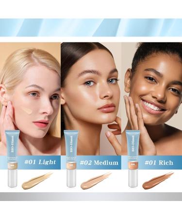 GROEI-CC Serum Cream Color Correcting & Hydrating Formula for Radiant Skin Available in Light Medium and Rich 30ml / 1.01 fl oz (light) - Buy Online on GoSupps.com