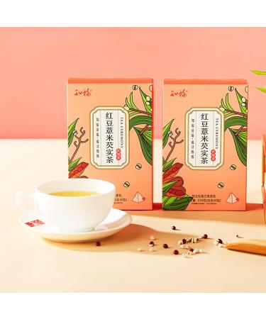 Kadimendium 30 Count Red Bean Dampness Removing Tea Red Bean Pearl Barley Gorgon Fruit Tea Bags Independent Herbal Tea Sampler - Buy Online on GoSupps.com