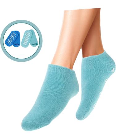 FRCOLOR 2 Pairs Gel Socks Moisturizing Socks Foot Covers Cotton Yarn Socks Spa Socks Gel Foot Sleeves Care Essential Oil Women's Socks Nursing Socks Miss Foot Socks Vegetable Gel 22x10x1cm - Buy Online on GoSupps.com